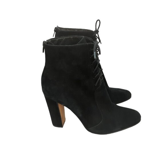 Windsor Smith Genie Lace Up Suede Boots - Picture 1 of 5